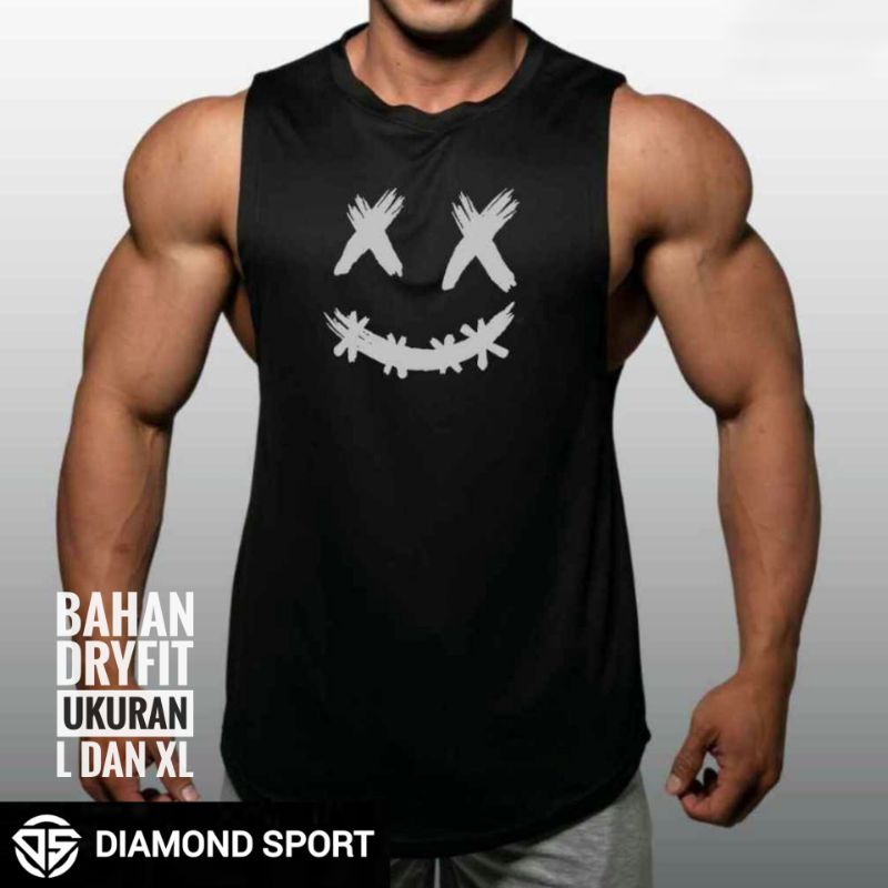 SINGLET OLAHRAGA PRIA LOW CUT SINGLET OLAHRAGA PRIA DRY FIT SINGLET GYM PRIA SINGLET GYM PRIA IMPORT