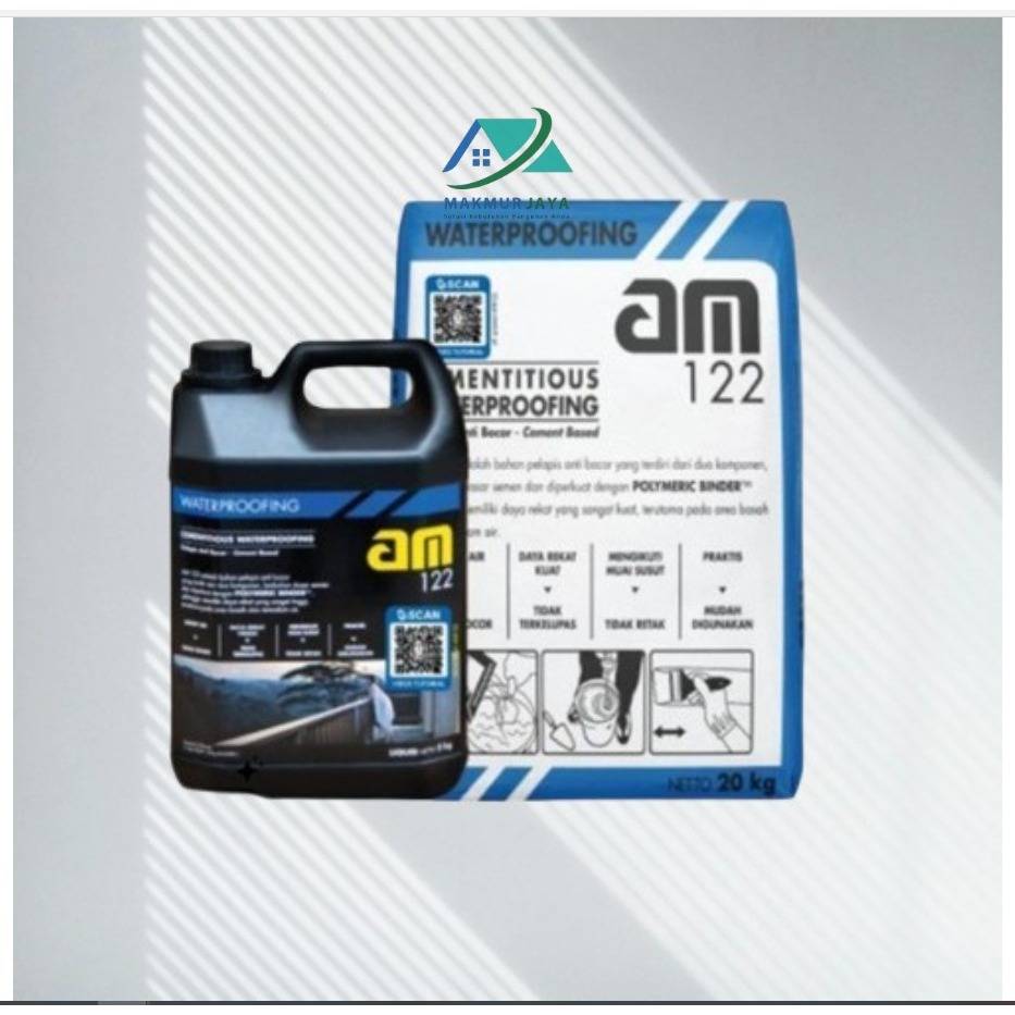 Pelapis Anti Bocor Fleksibel AM 122 Waterproofing 25 kg/set