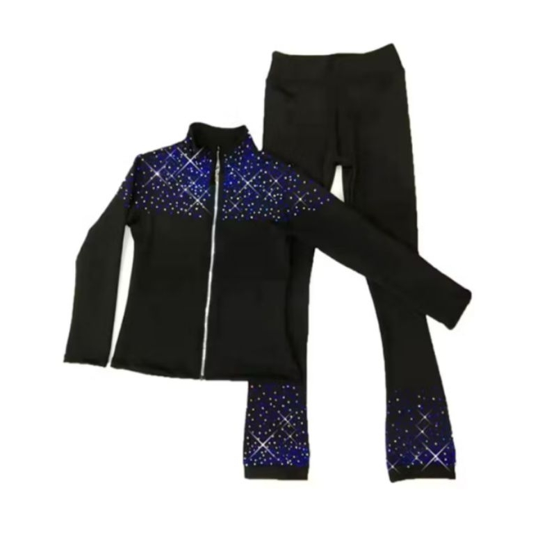 LIUHUO JAKET ICE SKATING BAJU SETELAN LEGGING CELANA LIKE NEW