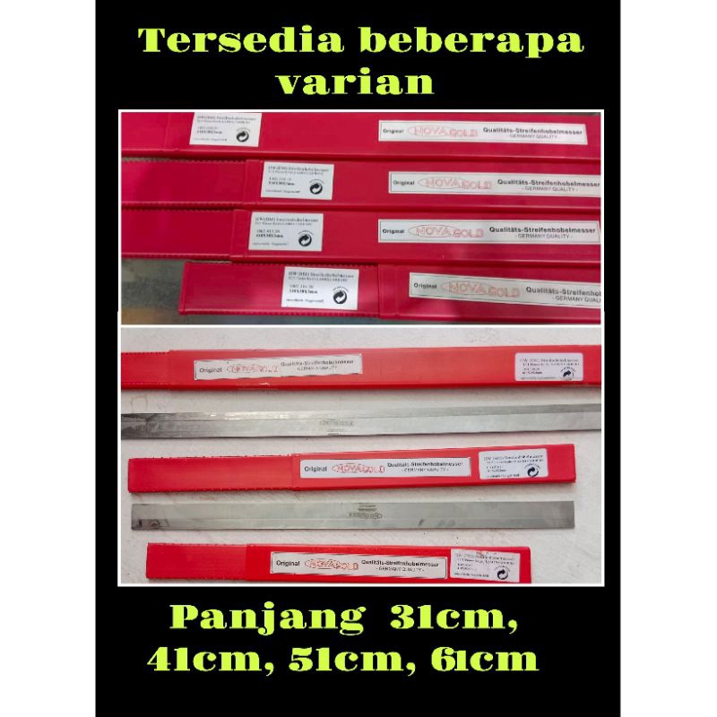 Planner jointer Nova Gold TCT mata pisau Serut kayu 31cm ~ 61 cm