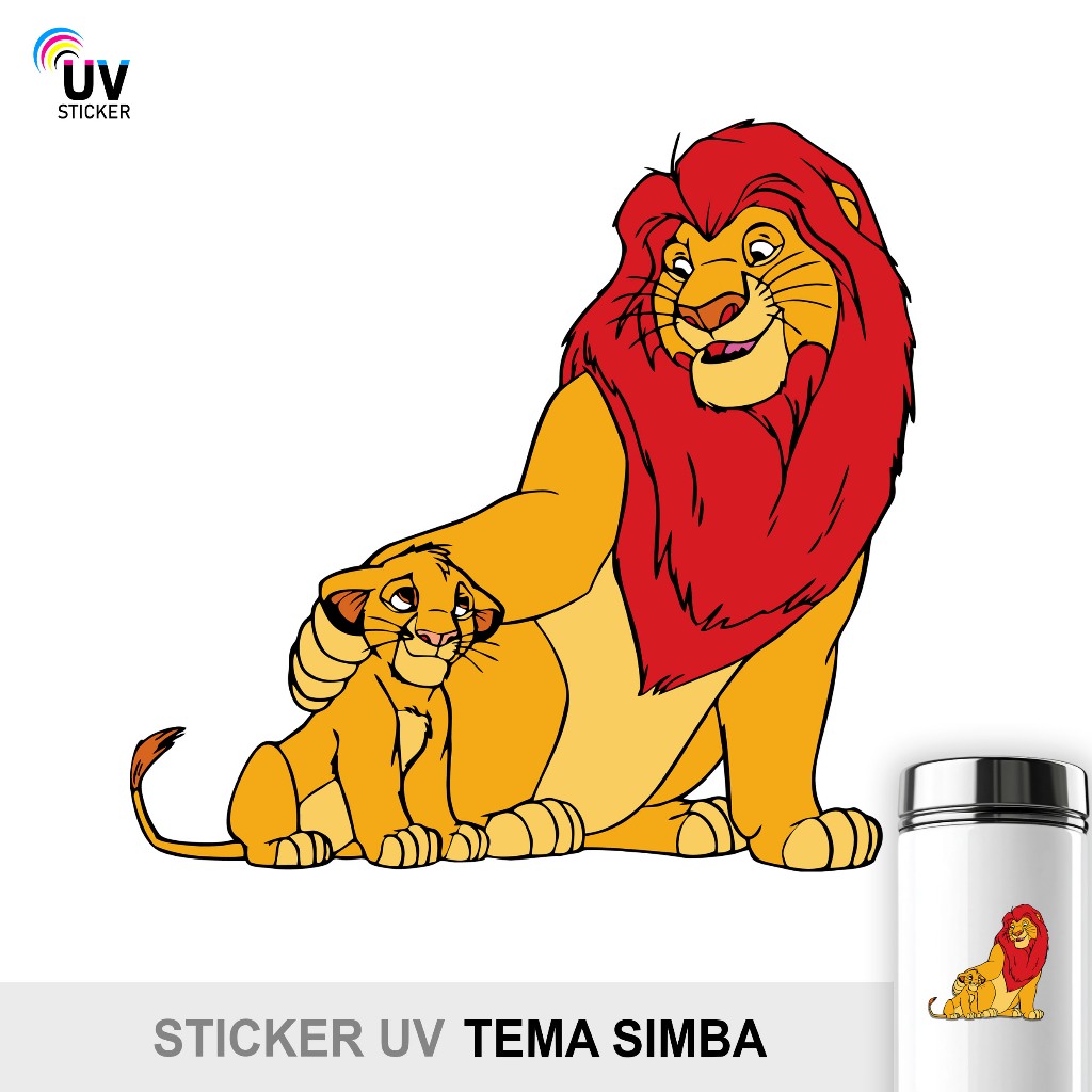 

STIKER UV - TEMA SIMBA | STICKER UV, STICKER MOTOR, STICKER MOBIL, STICKER HELM, STICKER TUMBLER, STICKER 3D, STICKER UV DTF BY UVSticker