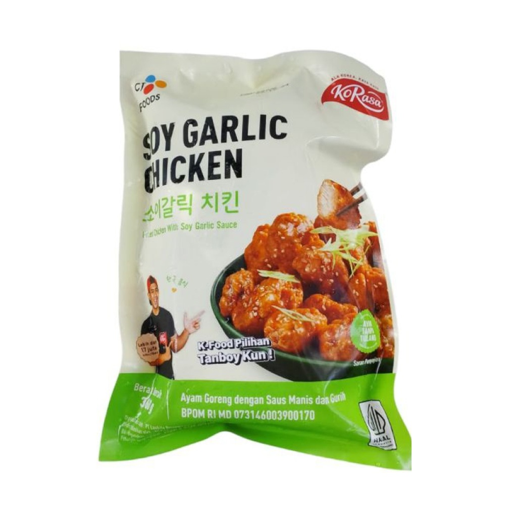 

Cj Food Korasa Soy Garlic Chicken / Ayam Saus Manis Gurih 360 Gr