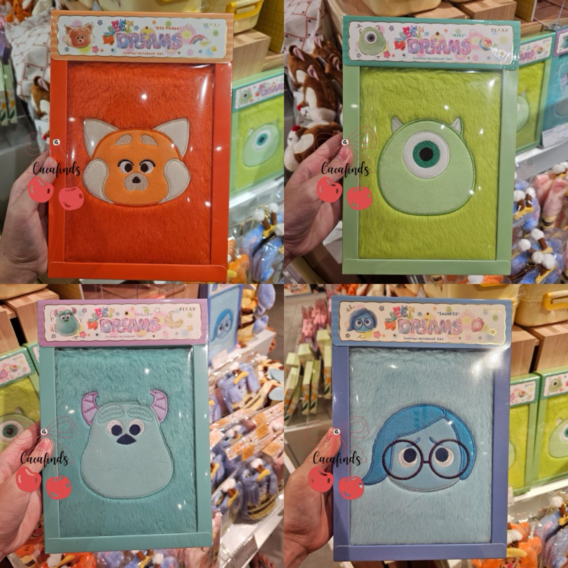 

OHSOME x Disney‼️Pixar’s inside out Sweet Dreams Journal Notebook Set / Buku jurnal Notebook Set (Red Panda / Mike / Sadness / Sulley / Joy / Lotso) Pixar Collection