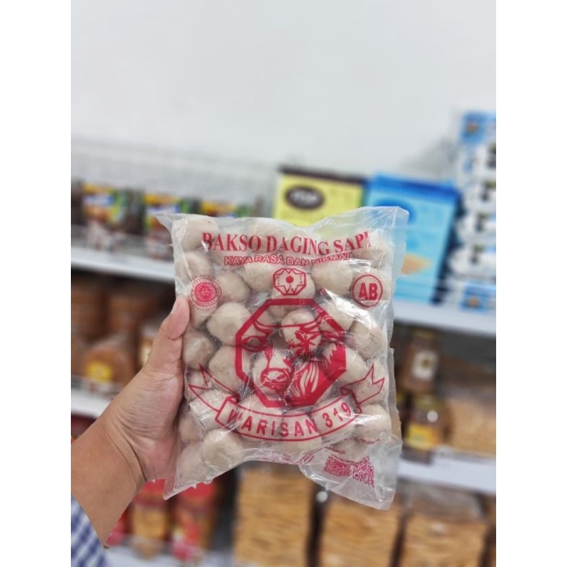 

Bakso Daging Sapi Warisan 319 isi 50pcs