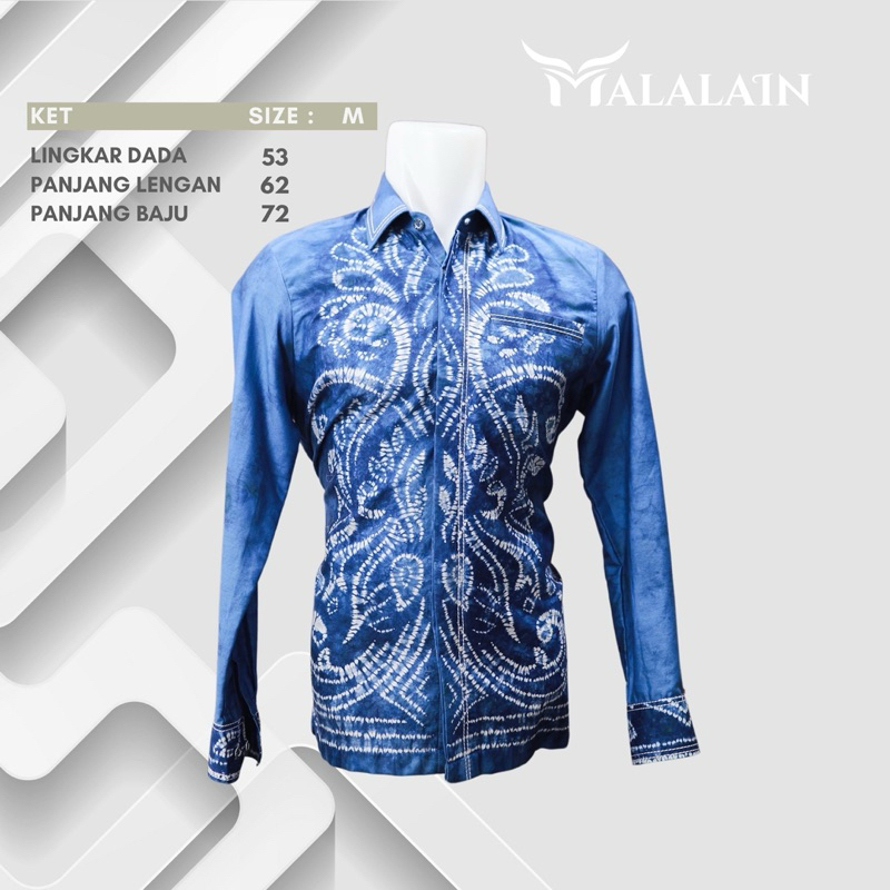 * Kemeja pria/ kemeja sasirangan/ kemeja slimfit/ batik pria/ sasirangan/ kemeja batik 2025