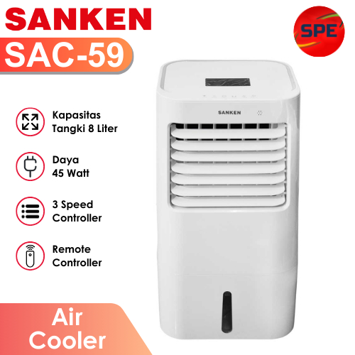 AIR COOLER SANKEN KAPASITAS 8 LITER SAC-59 / SAC59 GARANSI RESMI (MEDAN)