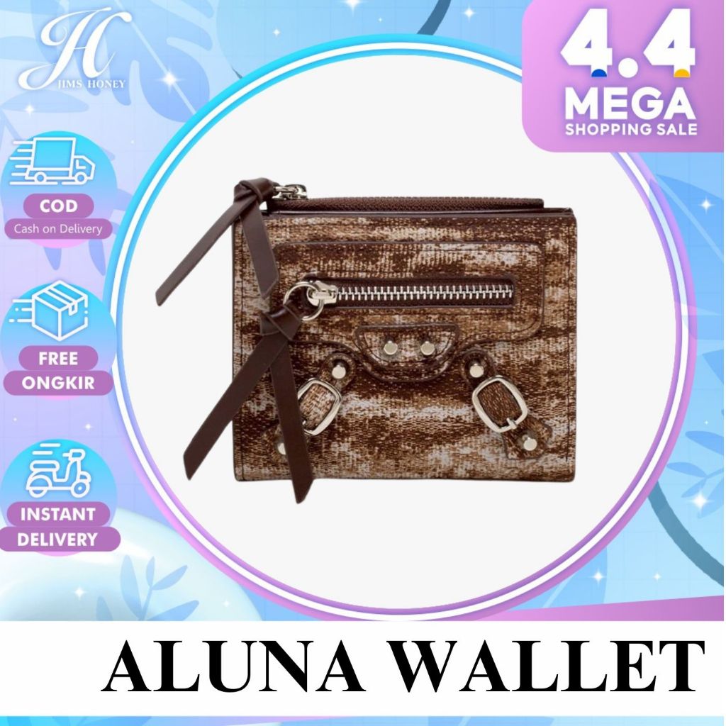 JIMS HONEY FOREVER ALUNA WALLET Dompet Kecil Lipat Wanita Cewek Fashion Jimshoney Casual Terbaru