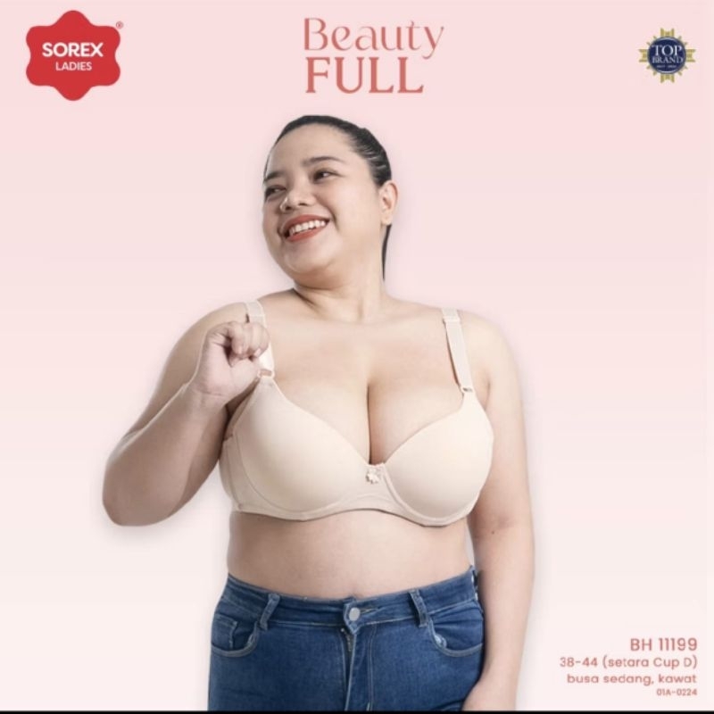 SOREX Bra Busa Cup Besar Kawat Kait 3 Cup D Premium 11199 Bra BIG CUP