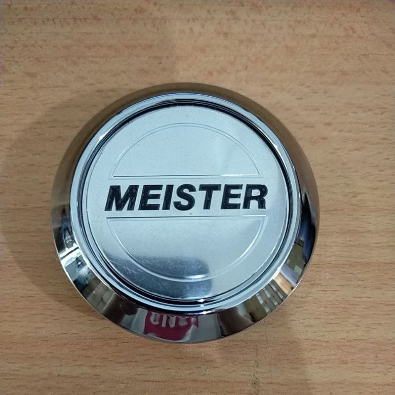 Dop tutup Velg Racing MEISTER WORK Wheels USA Chrome diameter 6.5 cm 6,5 cm tutup Logo velg 1 BIJI