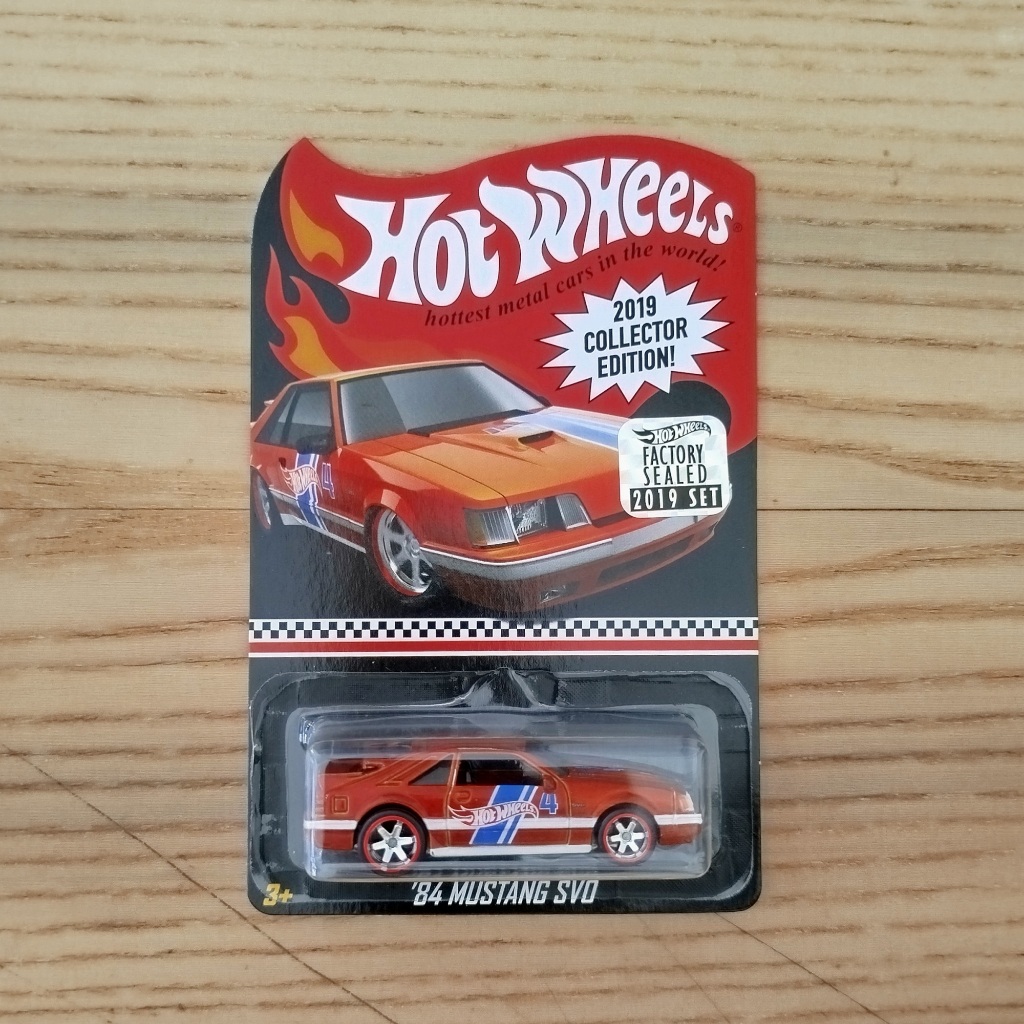 Hot Wheels 84 Mustang SVO Factory Sealed 2019 Collector Edition