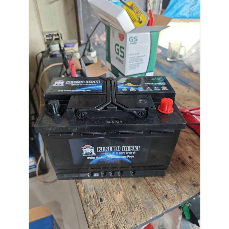 AKI BATERAI KERING KUNUMO DENKI SAIL DIN84/57415/58024  LN3  REBORN DIESEL MERCY 80AH GARANSI 1 TAHU