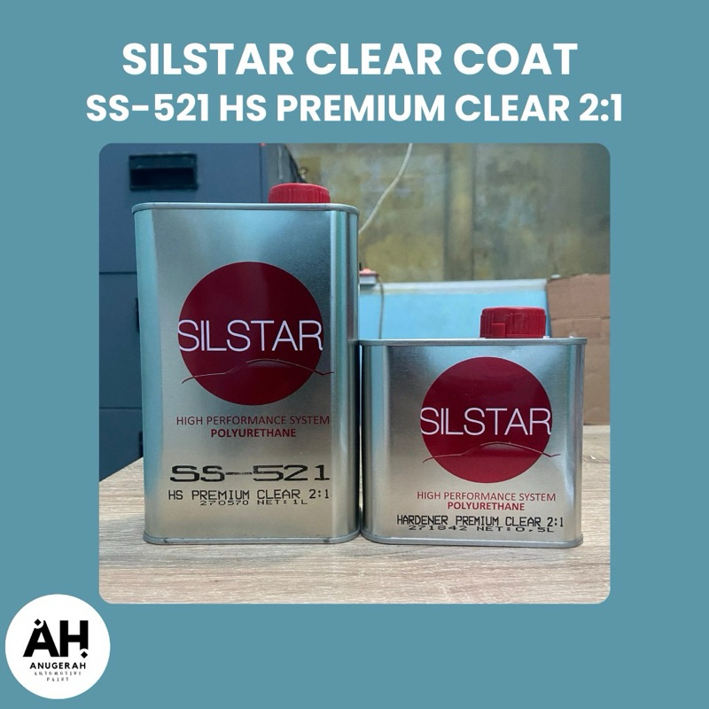 Silstar Clear Coat SS-521 HS Premium Clear 2:1 (1.5 Liter / Set)