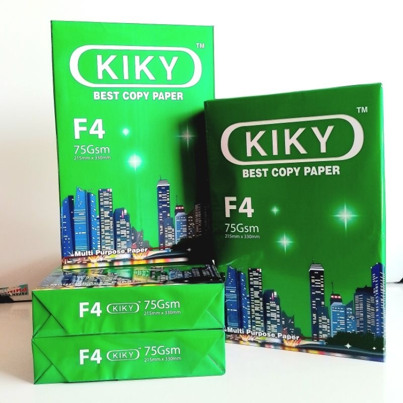 

Kertas Hvs F4 Kiky 75gr ( Rim 500 Lembar ) [ Original ]