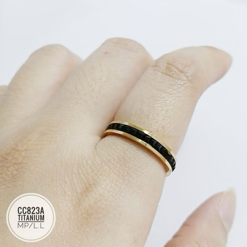 Cod Cincin Titanium Model Terbaru Cincin Titanium Wanita Model polos Cincin Cople Wanita Cincin Wani