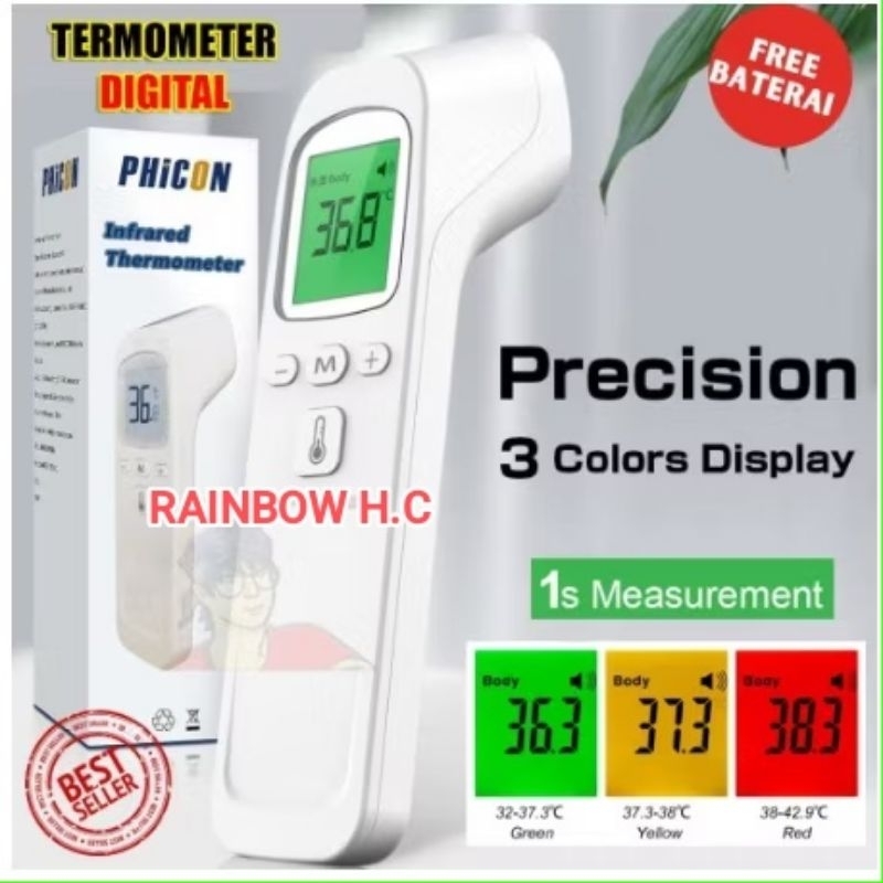 Thermometer digital free Baterai