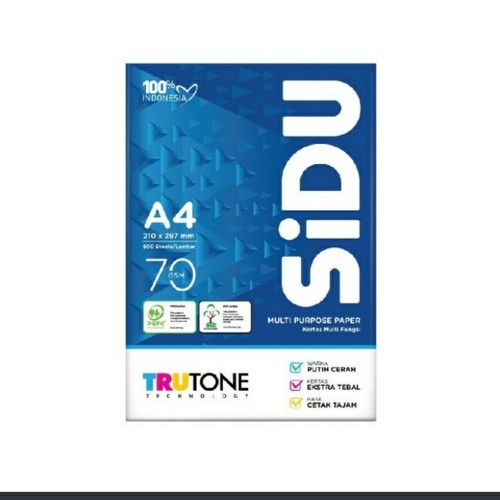 

Kertas Fotocopy Pint HVS A4 Sinar Dunia SIDU 70 gr 1 Rim SIDU