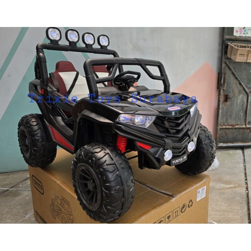 Jeep Monster Ban Karet BIG SIZE Yukita 90 Mainan Anak Mobil Aki