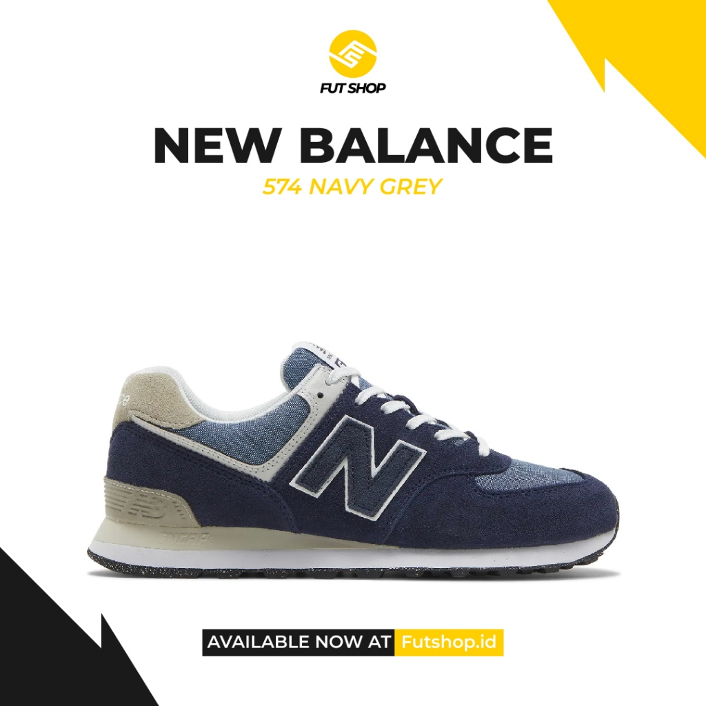 NB 574 Navy Grey BNIB