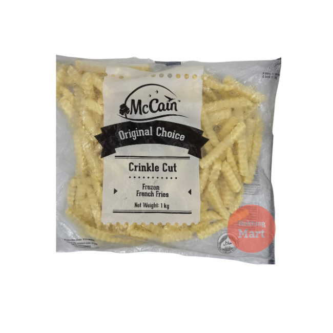 

RB McCain Kentang Goreng / French Fries Original Choice 1kg Frozen Straight Cut Crinkle Shoestring