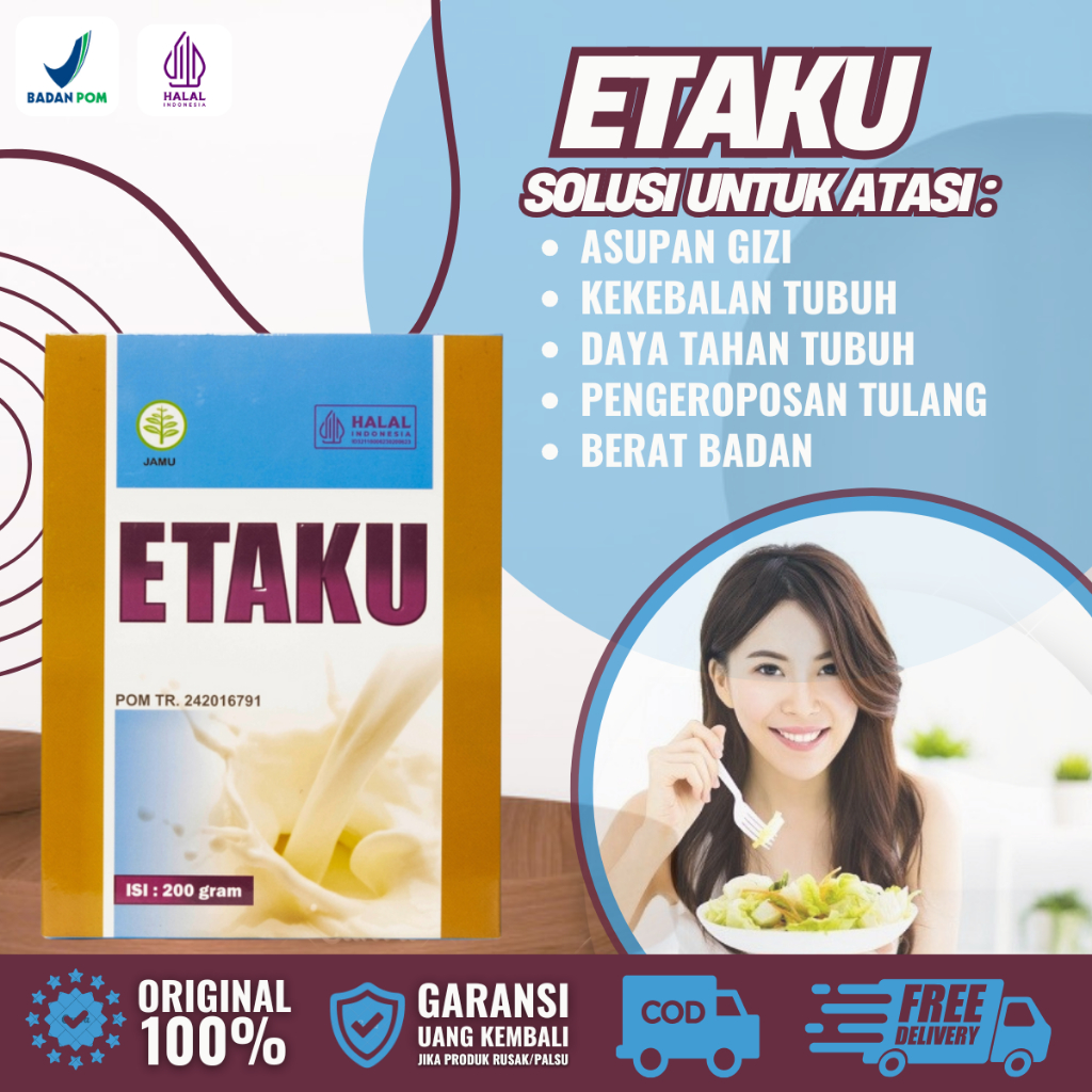 

Etaku Susu Kambing Etawa 200gr Goat Milk Original Untuk Asupan Gizi Dan Penambah Nafsu Makan Etaku