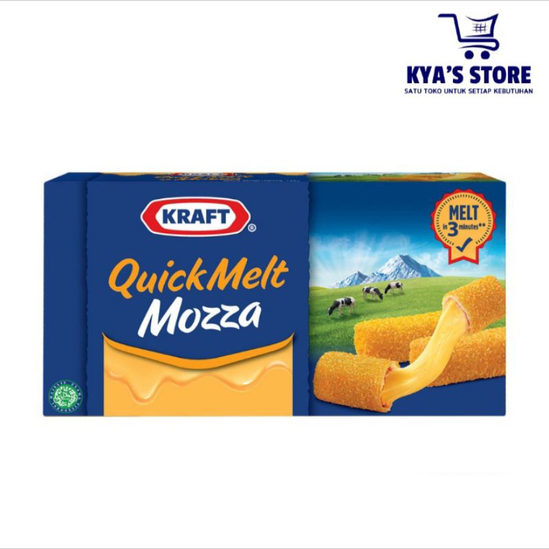 

Keju Kraft Quick Melt Mozza 150g