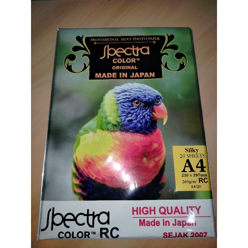 

Paper Foto / Kertas Foto Spectra 260 grm Silky