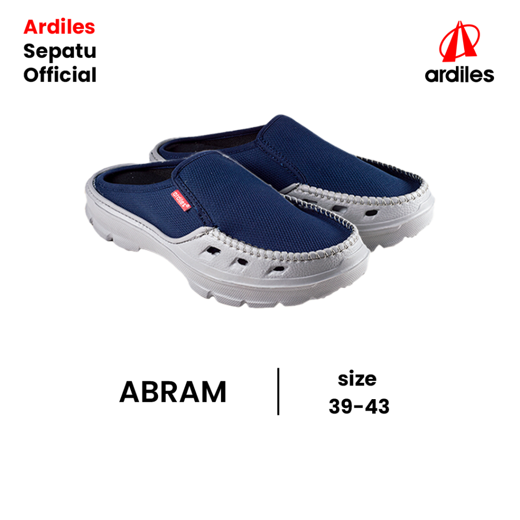 Ardiles ABRAM - Sepatu Selop Slip On  Phylon Pria Ardiles Original Selop Cowok Original