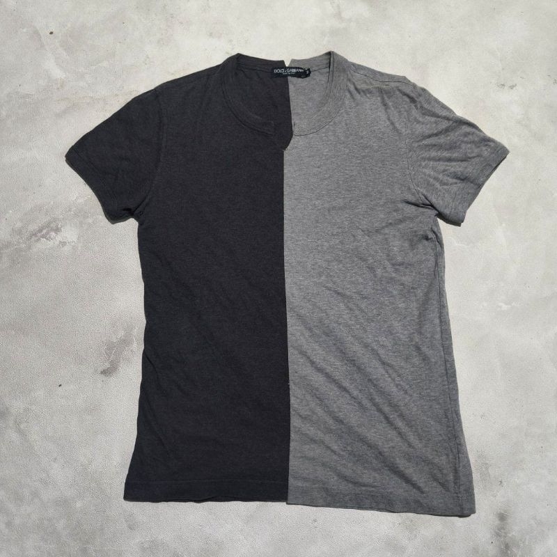 baju kaos pria Dolce Gabbana abu