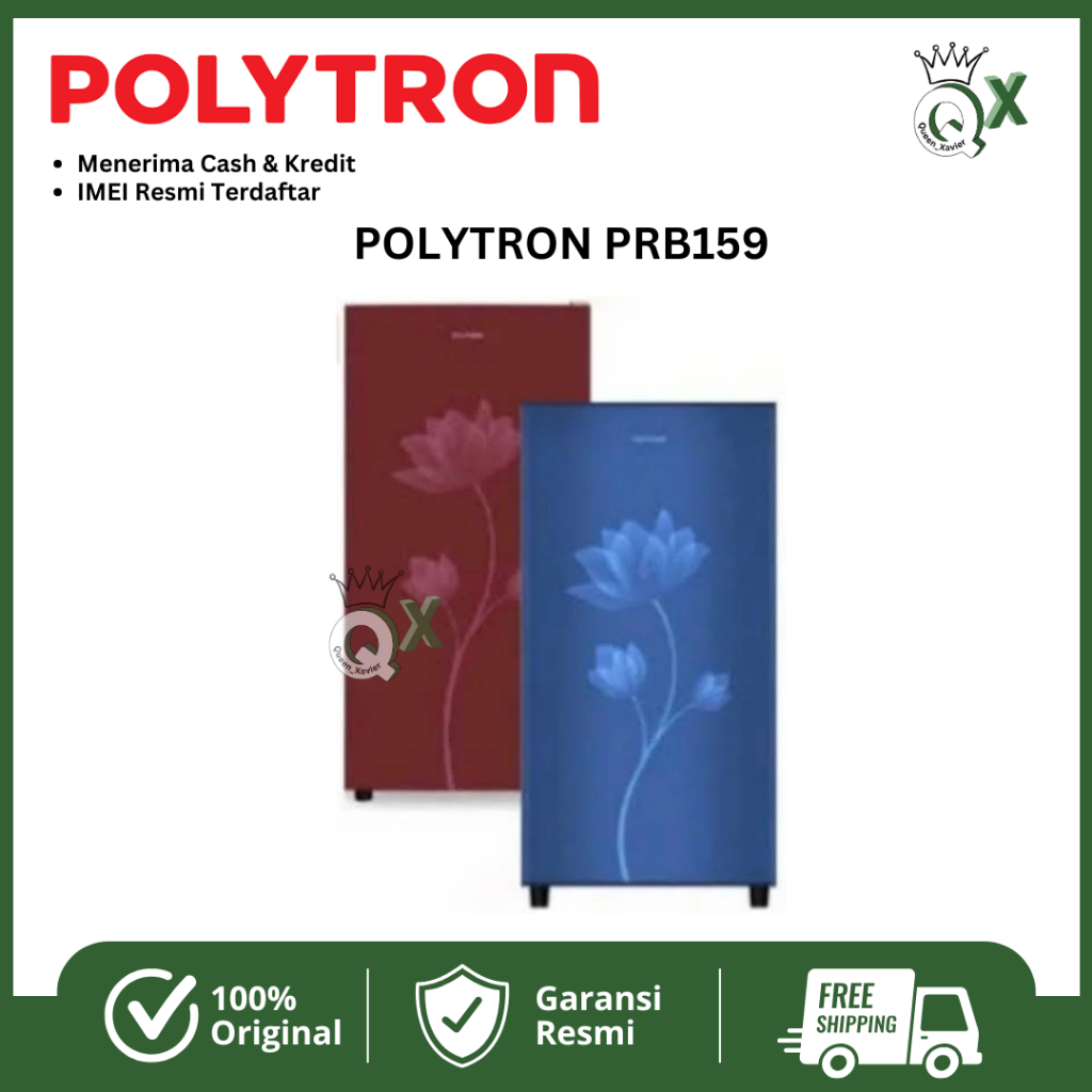 KULKAS POLYTRON PRB 159 LEMARI ES 1 PINTU PRB159 PRB 159
