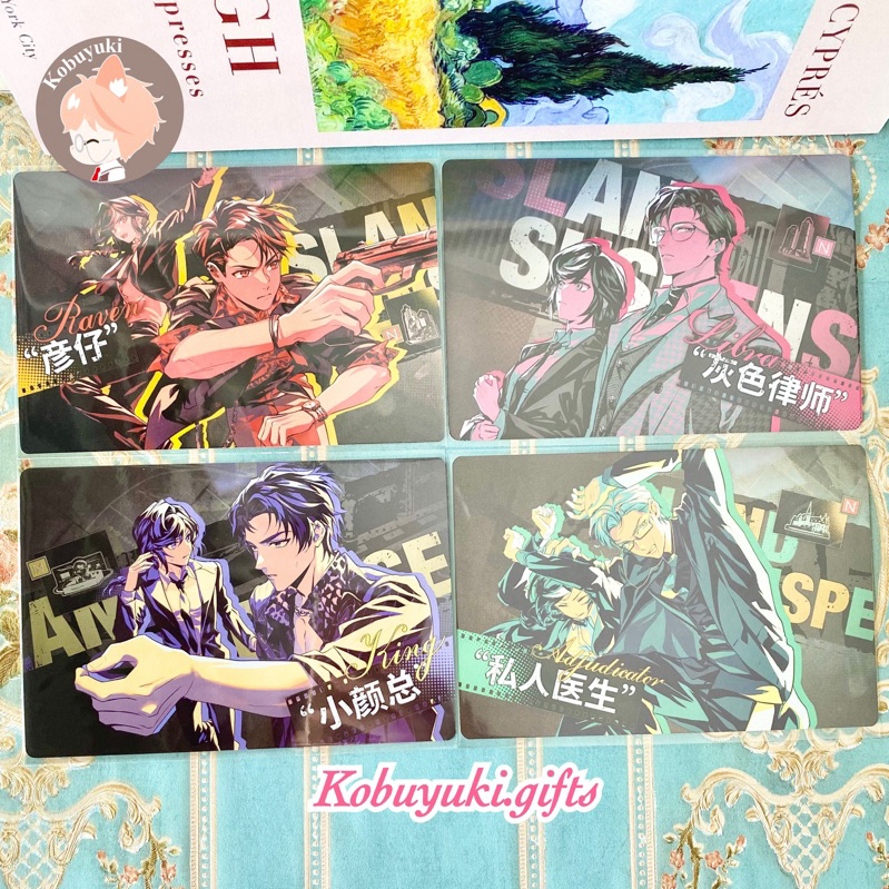 

[Ready all] OFFICIAL Limited Island Suspense Postcard Tears of themis tot series paper card merch merchandise luke pearce artem wing marius von hagen vyn richter ritcher