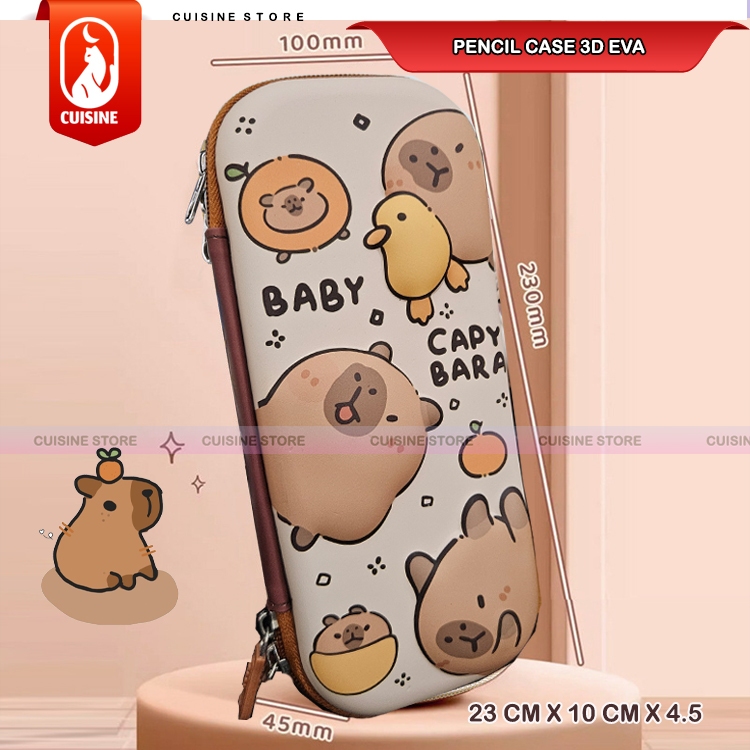 

ATH Kotak Pensil 3D Timbul EVA Astronot Sanrio Ukuran 23 CM Tempat Pensil Anak Sekolah Kualitas