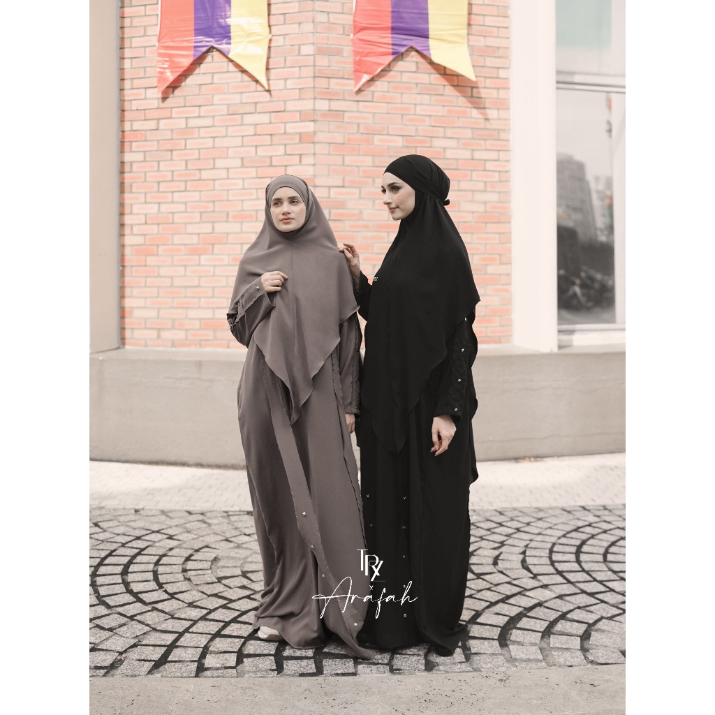 TRZ - ARAFAH Dress Set Gamis Umroh Haji Mazen Anti UV