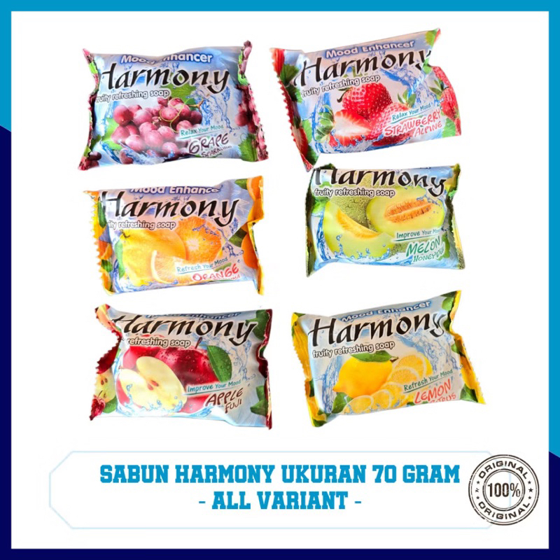 Sabun Mandi Harmony / Sabun Batang Harmony 70gr / Harmony 70gram Murah