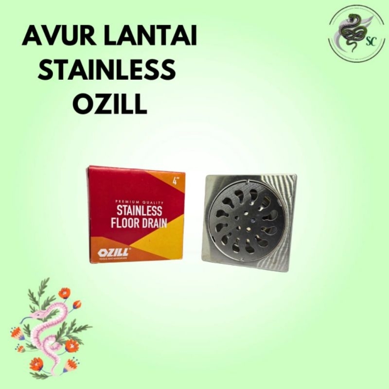 SARINGAN GOT AVUR LANTAI STAINLESS