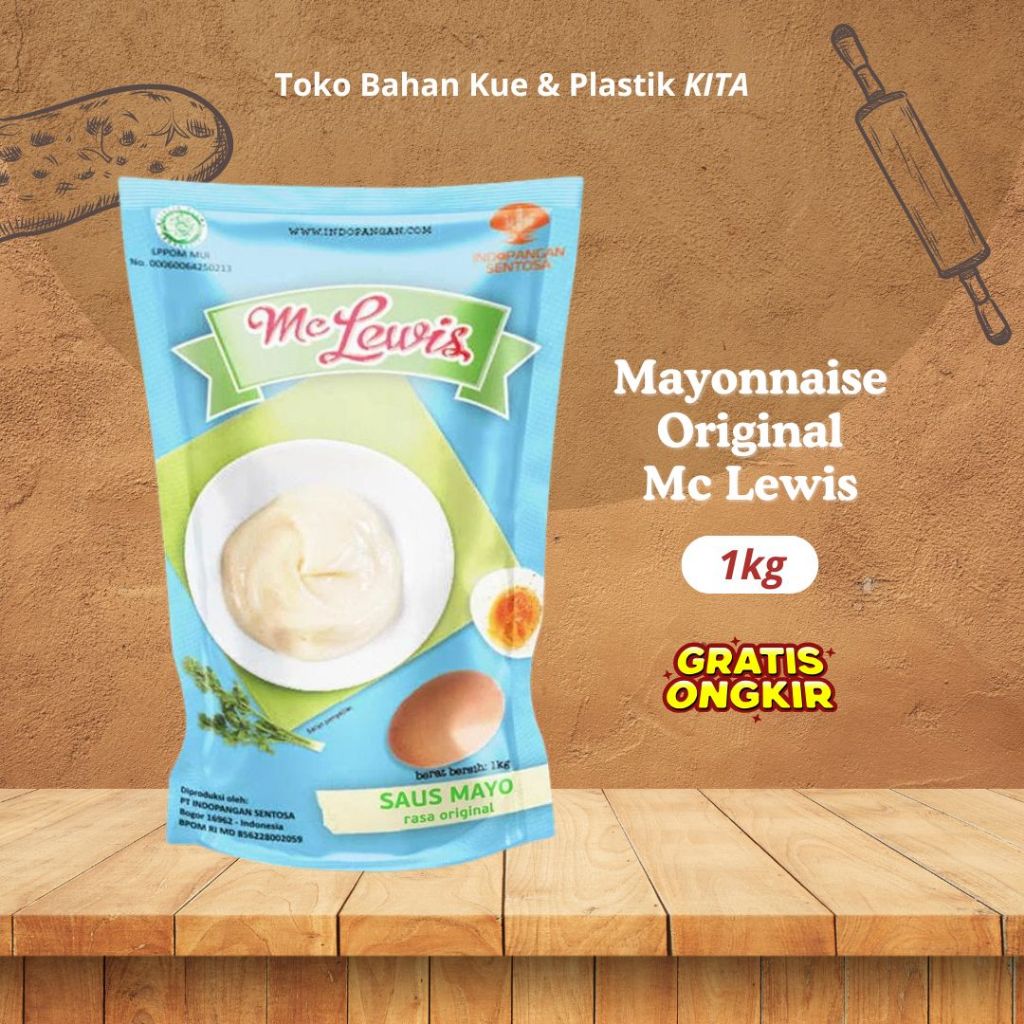 

Saus Mayo Original Mc Lewis kemasan 1 KG
