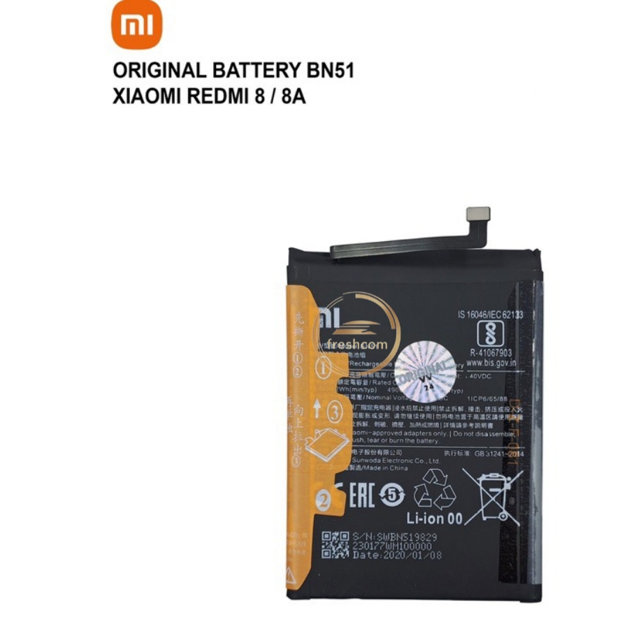 Baterai Original Xiaomi Redmi 8 / 8A / 8A Pro BN-51 BN51