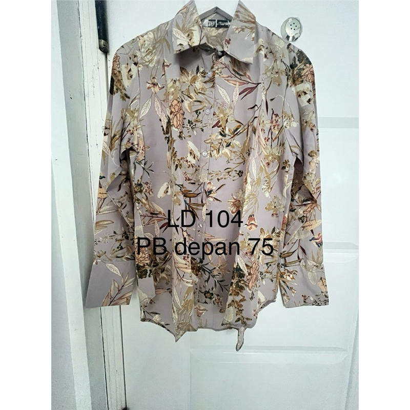 preloved kemeja Zara wanita