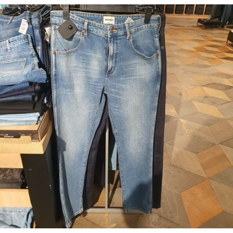 Wrangler Spencer Med Blue Original Resmi