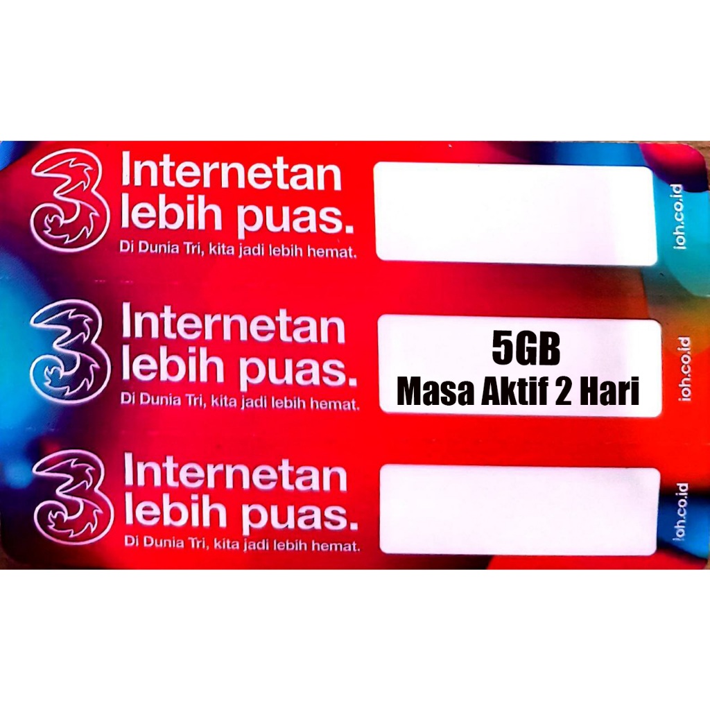 V Tri Kuota 5 GB - 2 HARI