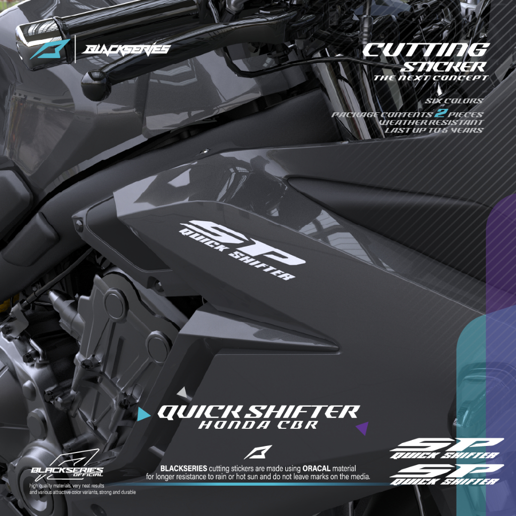 Cutting Stiker Custom CBR 250 SP Quick Shifter | Stiker SP Quick Shifter