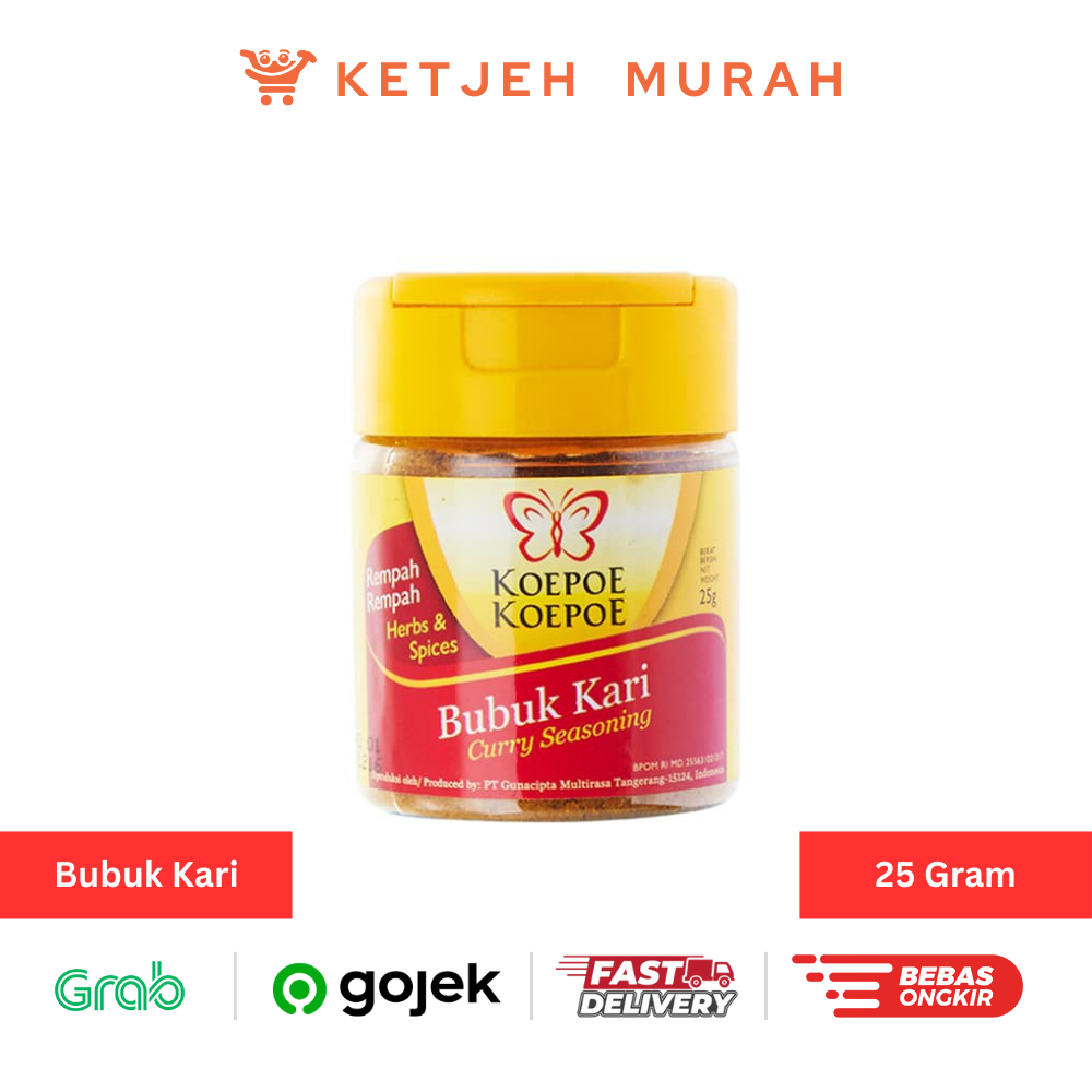 

Koepoe Koepoe Bubuk Kari Curry Seasoning 25 Gram