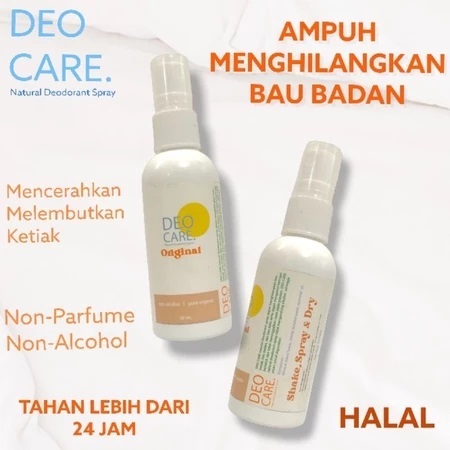DEODORANT SPRAY TAWAS DEOCARE WHITENING PENGHILANG BAU BADAN