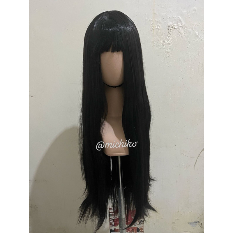 WIG HITAM/WIG BLACK DAILY/COSPLAY