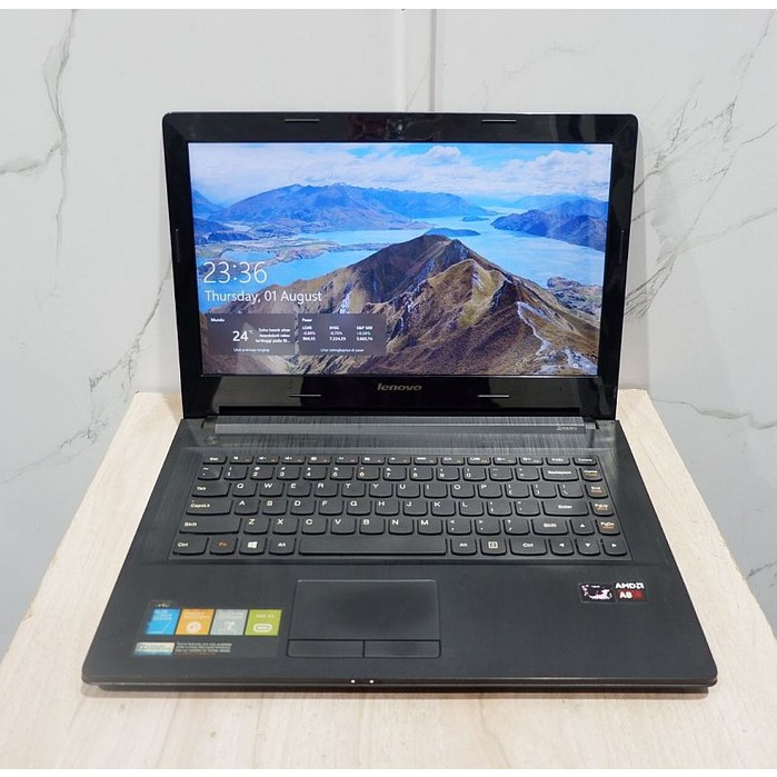 Laptop Lenovo G40-45 AMD A8-6410 Ram 16Gb 512Gb Normal Siap Pakai - Leptop Laptop Murah - Laptop Mal