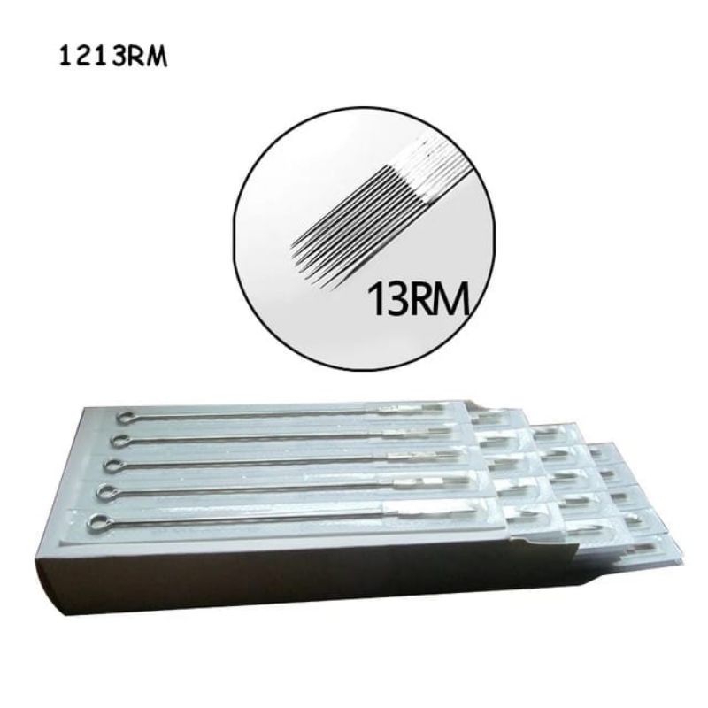 Jarum Tatto 13RM / RM13 Jarum Shading Selembar Isi 5 Batang Untuk Arsir Tato - Jarum Tattoo Premium 