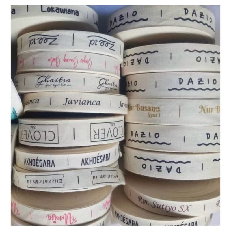 

Label Baju/Label Murah/Label Katun