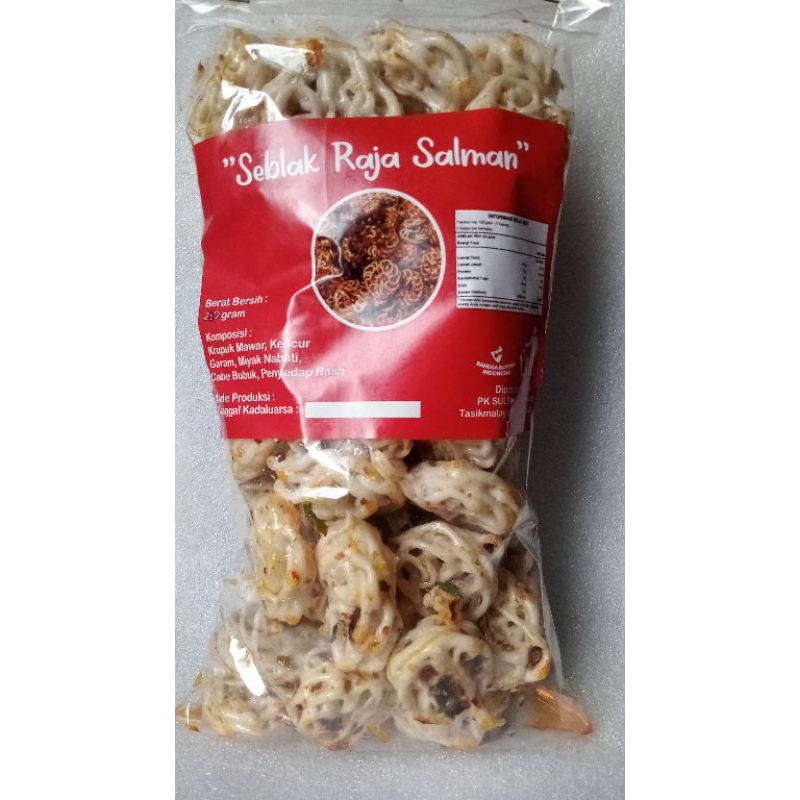 

krupuk seblak mawar,rasa,original,gurih,renyah