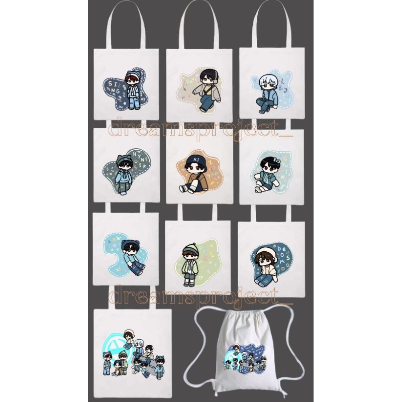 Tote Bag kanvas XODIAC KPop