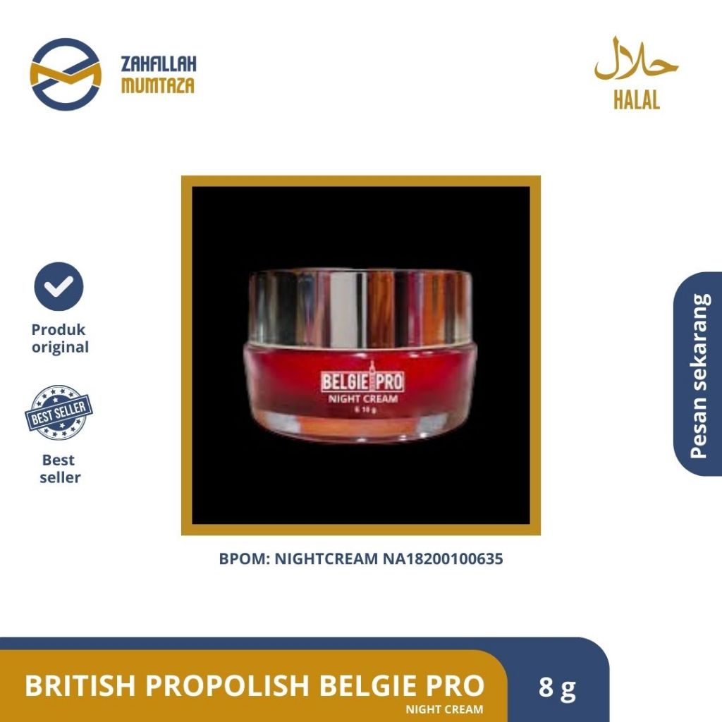 night cream british propolis malam belgie pro