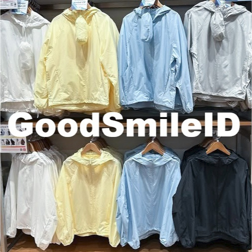 SALE Women Jaket Parka Saku UV Protection Anti Air HOODIE SPORT OLAHRAGA WANITA CEWEK JASTIP UNIQLO 